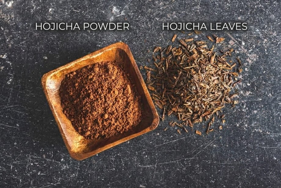 hojicha powder or leaf
