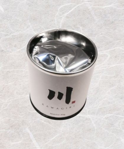 Matcha Shiro tin with Kyoto matcha powder
