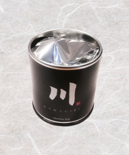 Matcha Kuro tin with Uji matcha powder and gift box